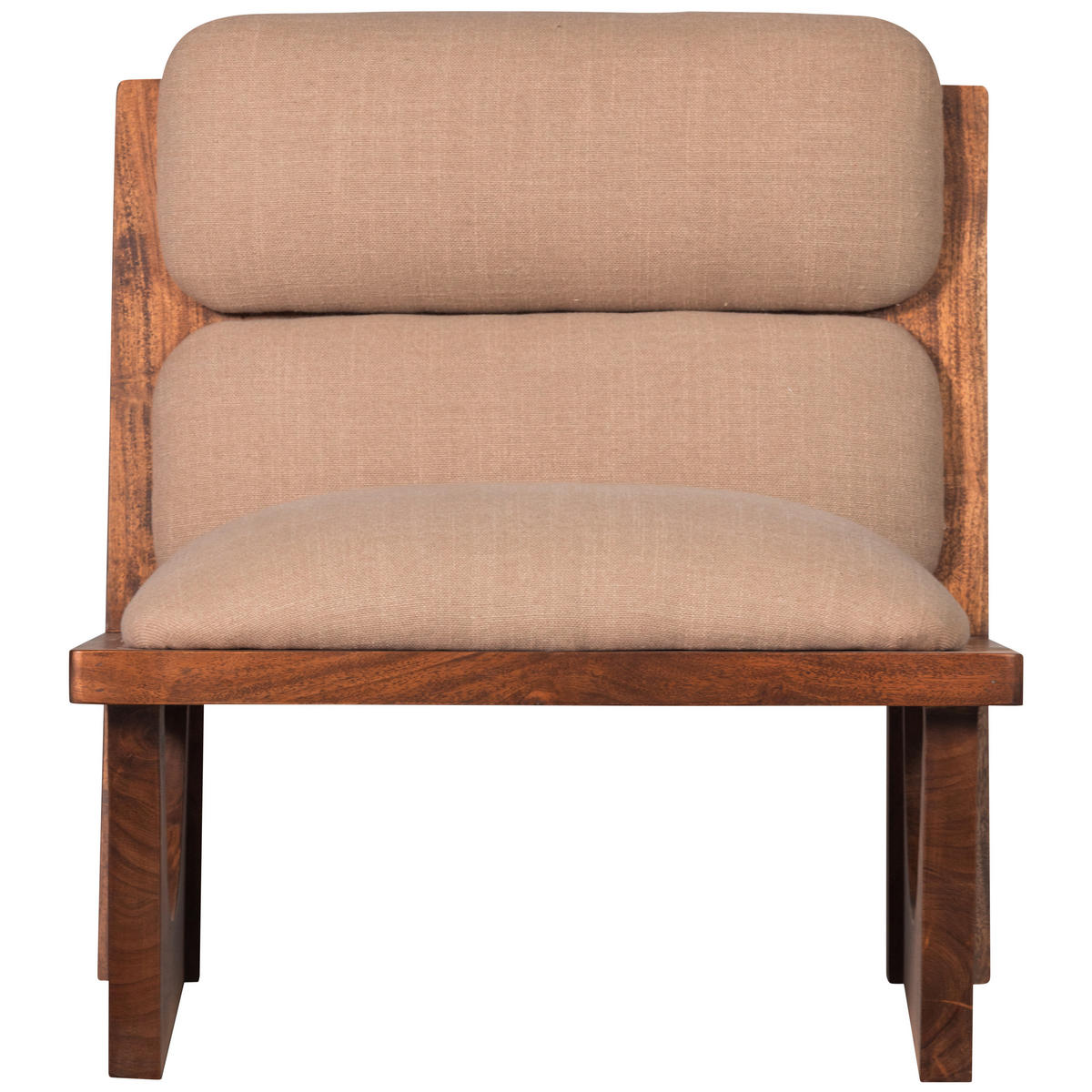 SESSEL in Naturfarben, Akaziefarben  - Naturfarben/Akaziefarben, Design, Holz/Textil (70/75/80cm) - Livetastic