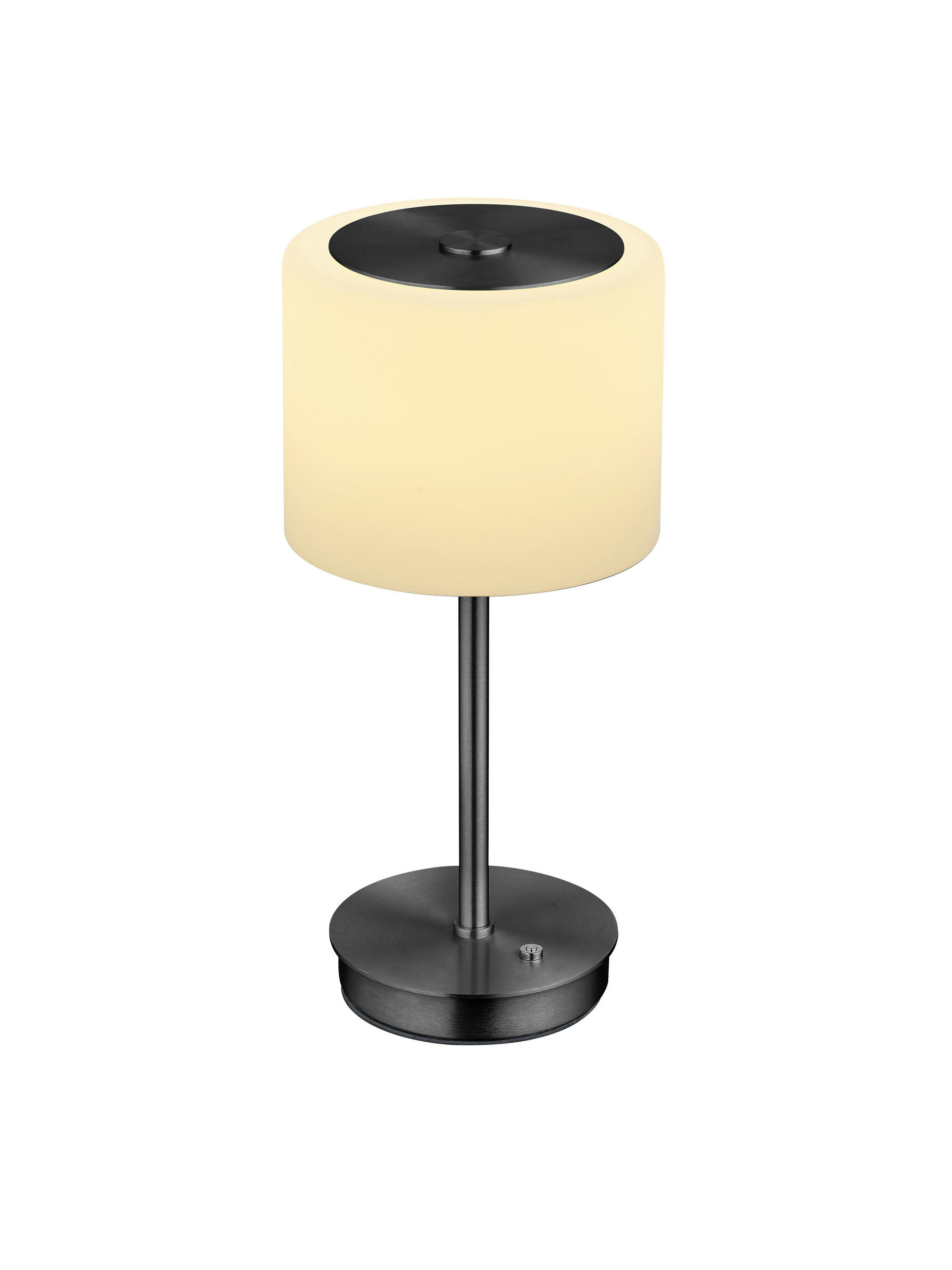 LED-TISCHLEUCHTE ABBY 15/34 cm   - Anthrazit, Design, Metall (15/34cm) - Hell