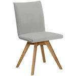 STUHL  Stoffauswahl, Typenauswahl Samt  - Eichefarben/Creme, KONVENTIONELL, Holz/Textil (60/91/61cm) - Moderano