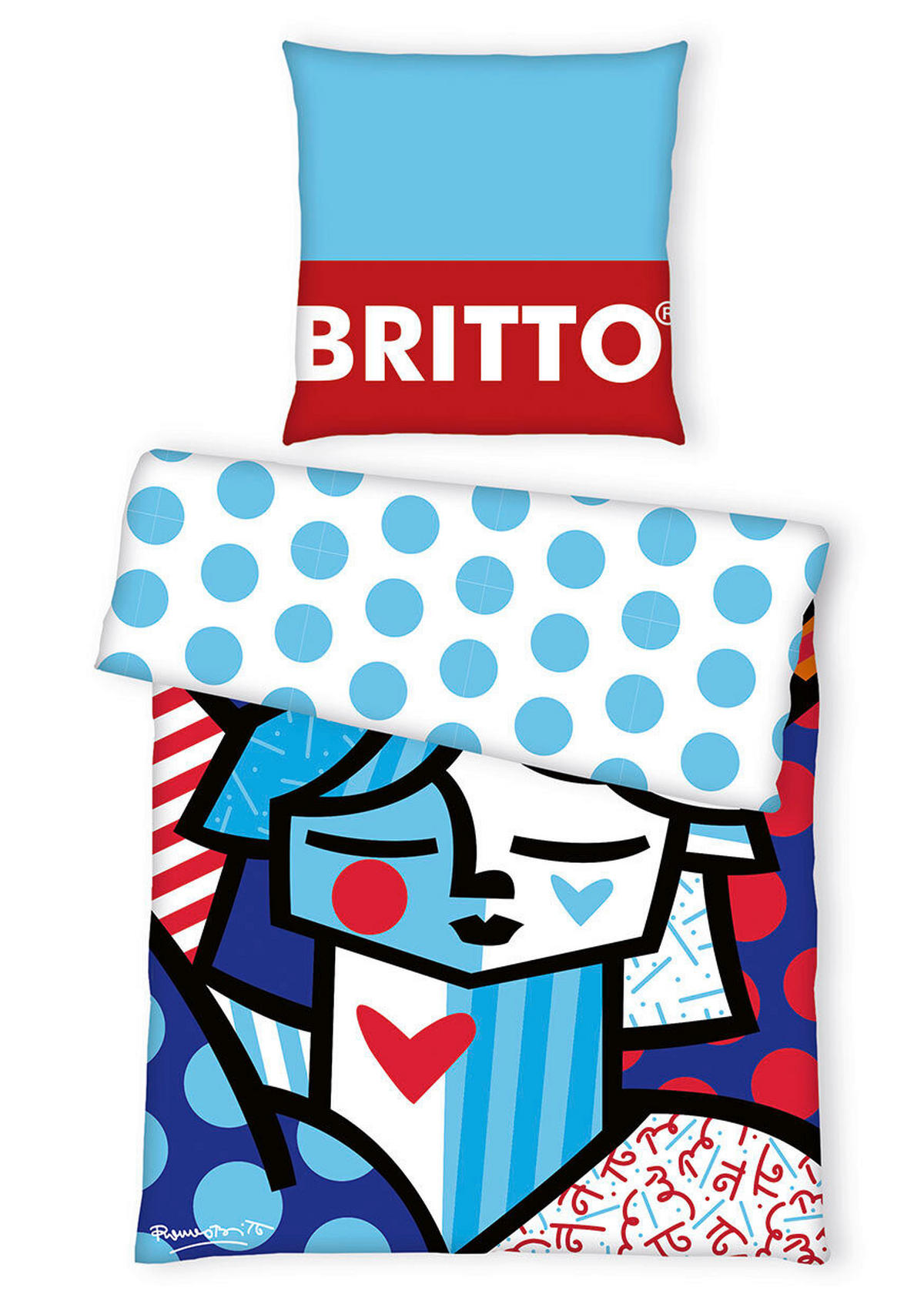 OBOJSTRANNÁ POSTEĽNÁ BIELIZEŇ, renforcé, viacfarebná, 135/200 cm - viacfarebná, Basics, textil (135/200cm) - BRITTO
