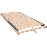 LATTENROST 90/200 cm Mittelzone verstellbar, Birke  - Birkefarben, Basics, Holz (90/200cm) - Livetastic