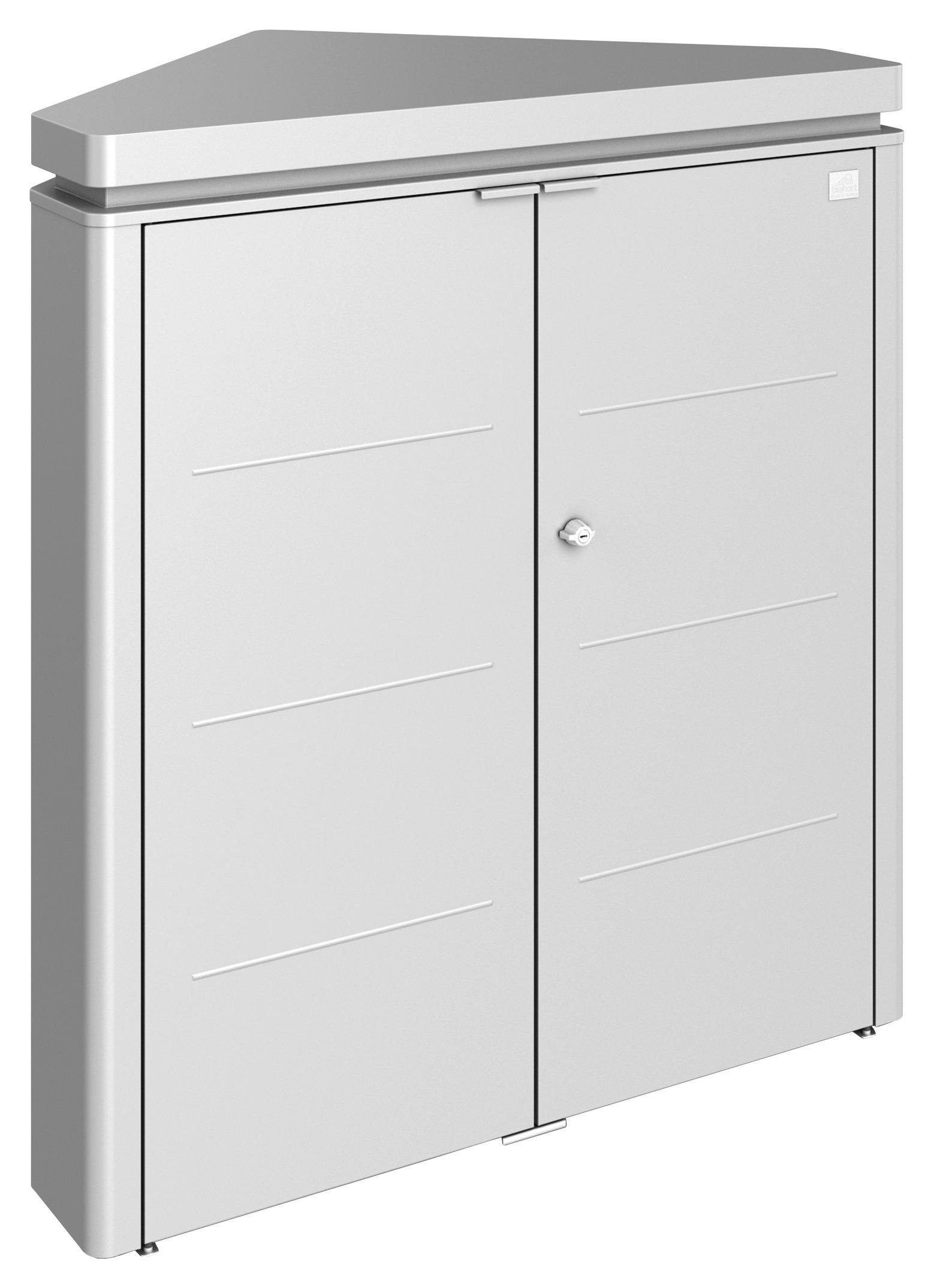 AUFBEWAHRUNGSBOX     - Silberfarben, Design, Metall (117/127/76cm) - Biohort