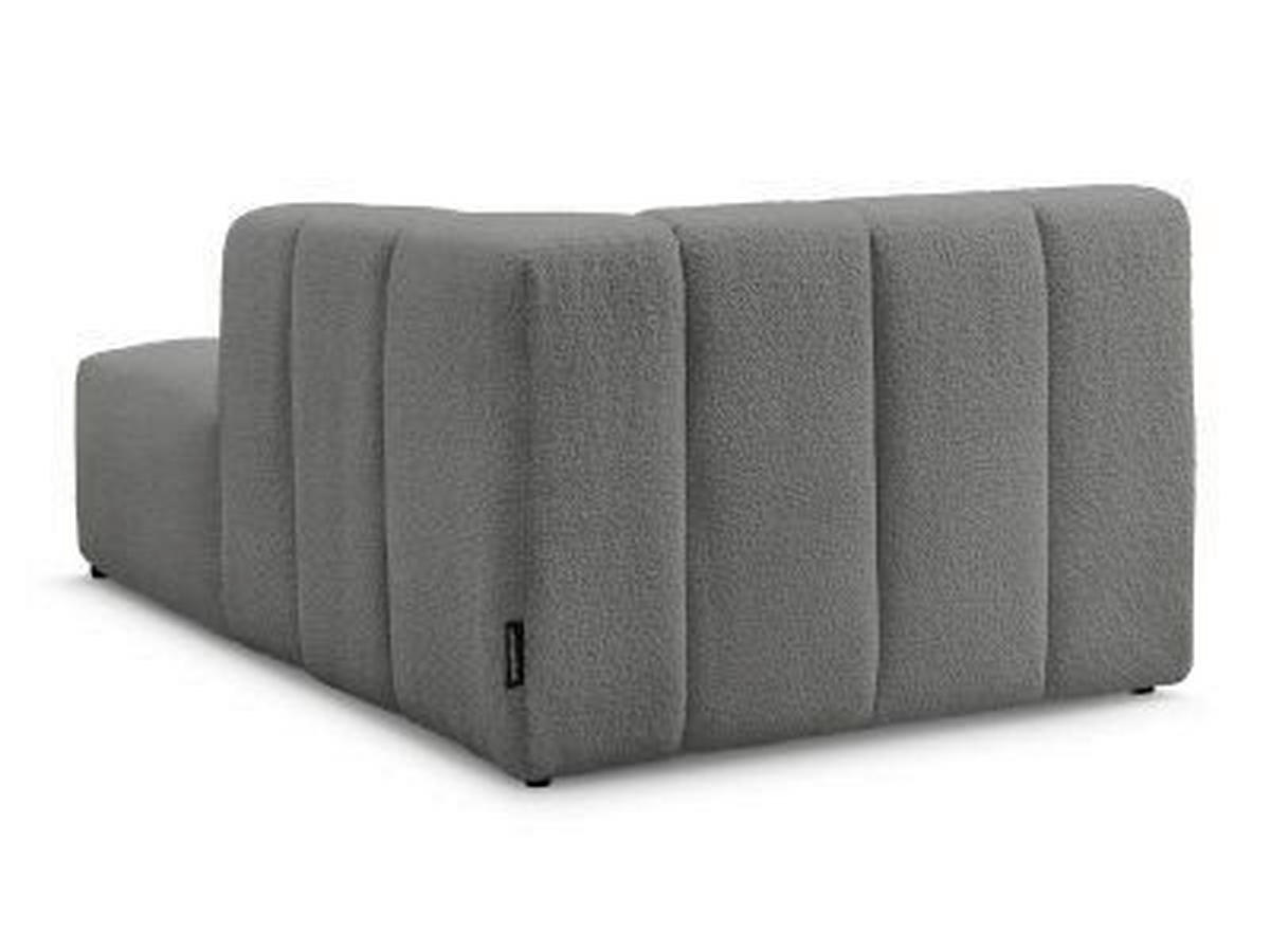SOFAELEMENT ANNECY Bouclé Dunkelgrau  - Dunkelgrau/Schwarz, MODERN, Kunststoff/Textil (120/72/170cm)
