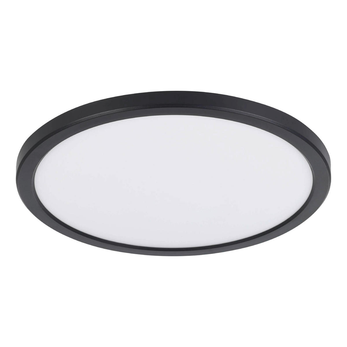 LED-DECKENLEUCHTE 29,5/2,5 cm   - Schwarz/Weiß, KONVENTIONELL, Kunststoff (29,5/2,5cm) - Eglo