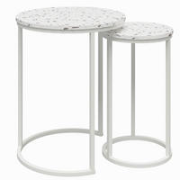 BEISTELLTISCH in Holzwerkstoff 45/45/57 cm  - Weiß, Design, Holzwerkstoff/Metall (45/45/57cm) - MID.YOU