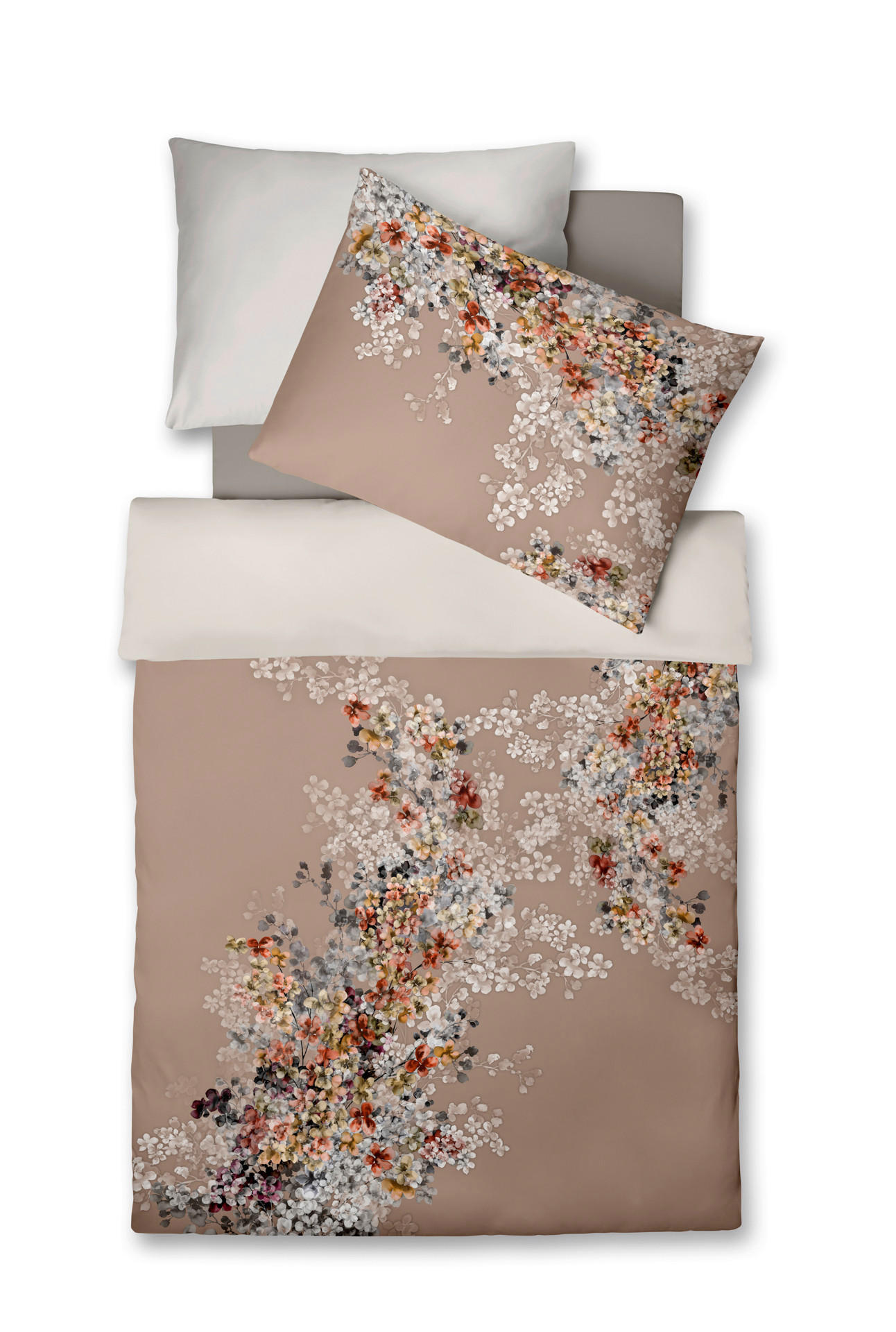 ÁGYNEMŰHUZAT-GARNITÚRA 140/200 cm  - barna/fekete, Basics, textil (140/200cm) - Fleuresse