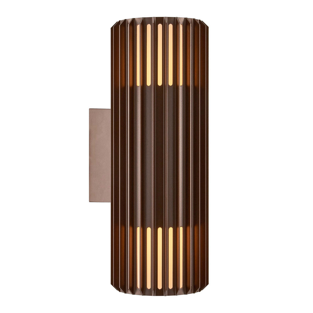 AUßENWANDLEUCHTE 12,4/33,7 cm   - Braun, Trend, Metall (12,4/33,7cm) - Nordlux