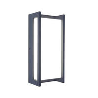 AUßENWANDLEUCHTE   - Anthrazit/Weiß, Design, Kunststoff/Metall (22,00cm)