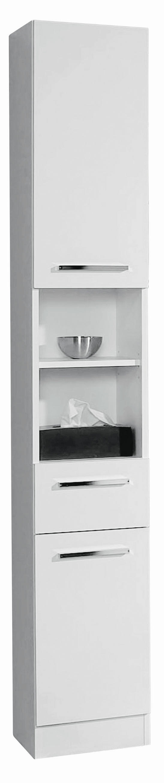 Carryhome VYSOKÁ SKŘÍŇ, bílá, bílá, 30/195,5/33 cm