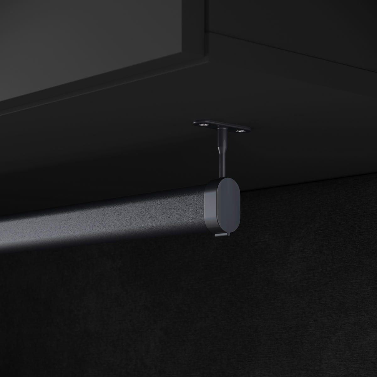 GARDEROBE  in 115/231,9/37,5 cm  - Schwarz, Trend, Holzwerkstoff (115/231,9/37,5cm) - Livetastic