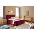 BOXSPRINGBETT 180/200 cm  in Rot  - Rot/Schwarz, Design, Kunststoff/Textil (180/200cm) - Xora