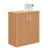 KOMMODE 72/84/36 cm  in Buchefarben  - Silberfarben/Buchefarben, Basics, Holzwerkstoff (72/84/36cm) - Xora