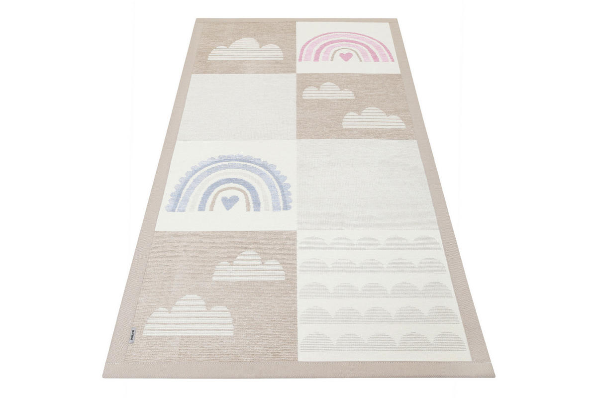 KINDERTEPPICH 70/140 cm Lovely Rainbow  - Beige, Trend, Textil (70/140cm) - Esprit
