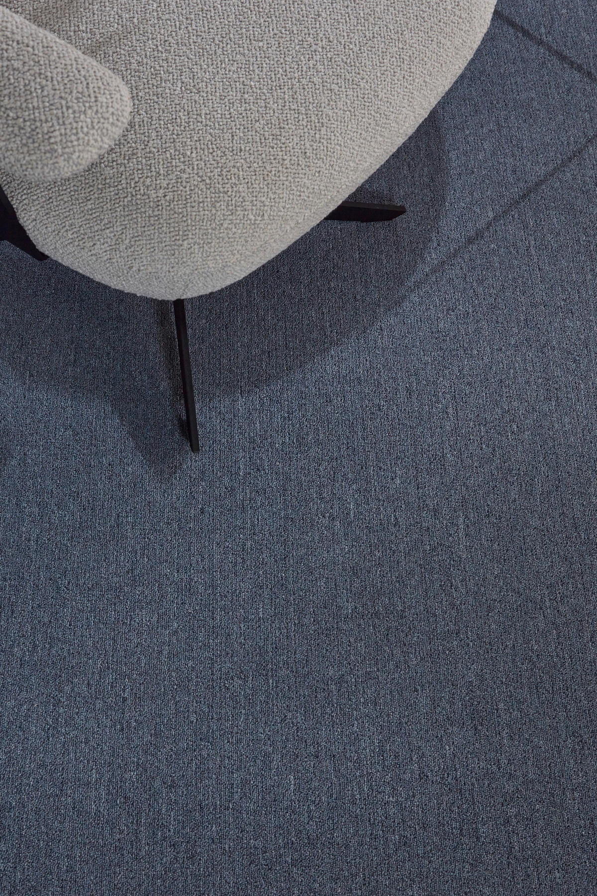 TEPPICHFLIESE - Hellblau, Basics, Textil (50/50cm)
