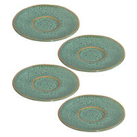 UNTERTASSENSET Matera 11 cm  - Grün, LIFESTYLE, Keramik (11cm) - Leonardo