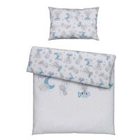 BABA ÁGYNEMŰHUZAT-GARNITÚRA 100/135 cm  - kék/szürke, Basics, textil (100/135cm) - Avelia
