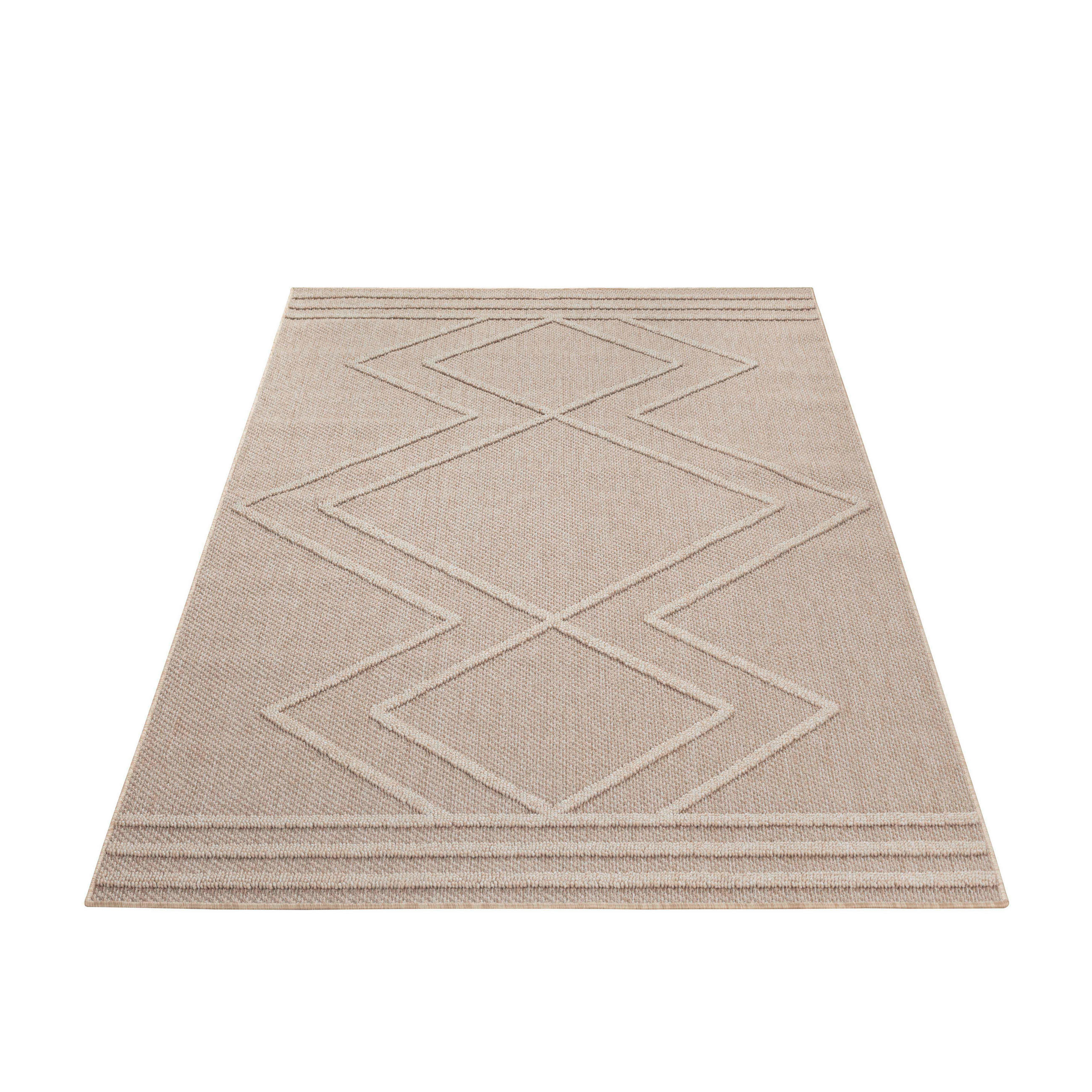 Thumbnail - Novel Outdoorteppich Patara, Beige, Textil, Boho, rechteckig, 240x340 cm, Oeko-Tex® Standard 100, pflegeleicht, Teppiche...