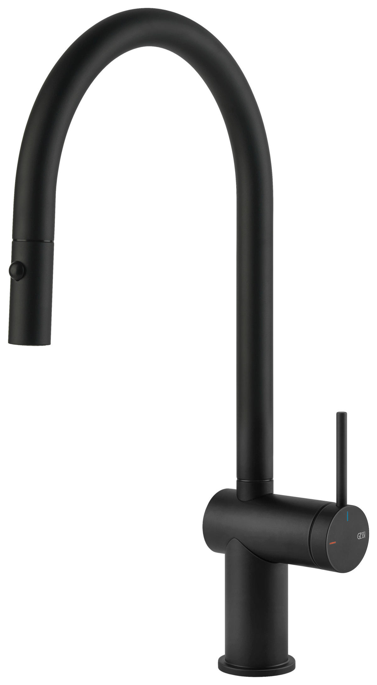 KÜCHENARMATUR - Schwarz, Basics, Metall (25,4/42,1/13,6cm) - HKT