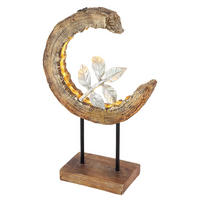 SVJETILJKA SOLARNA  - srebrne boje/smeđa, Design, metal/plastika (24/10/52cm) - Globo