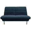 2-SITZER-SOFA in Dunkelblau  - Schwarz/Dunkelblau, Design, Textil/Metall (145/92/103cm) - LOOKS by W.Joop