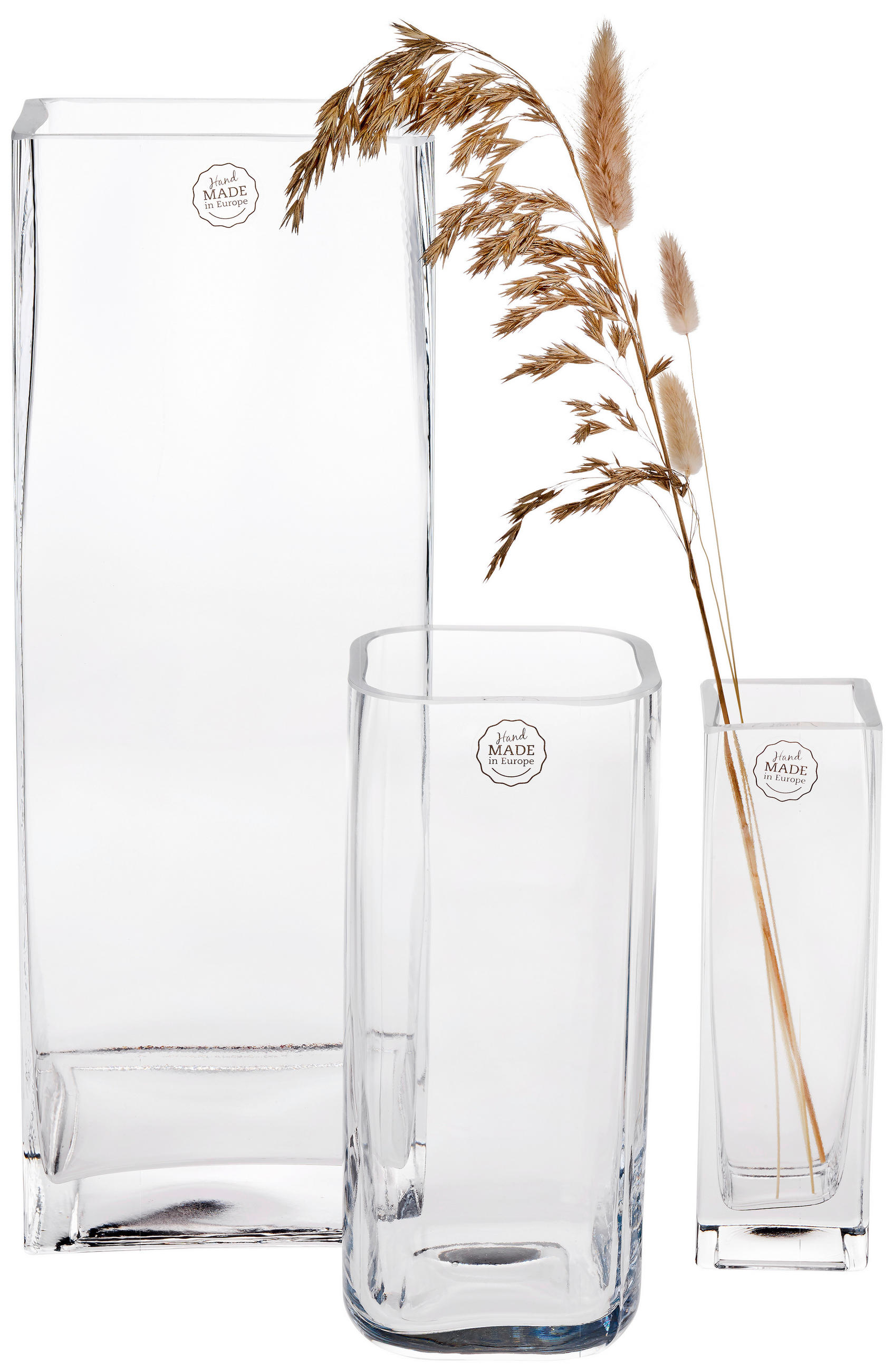VAS 40 cm  - klar, Basics, glas (14/40/14cm) - Ambia Home
