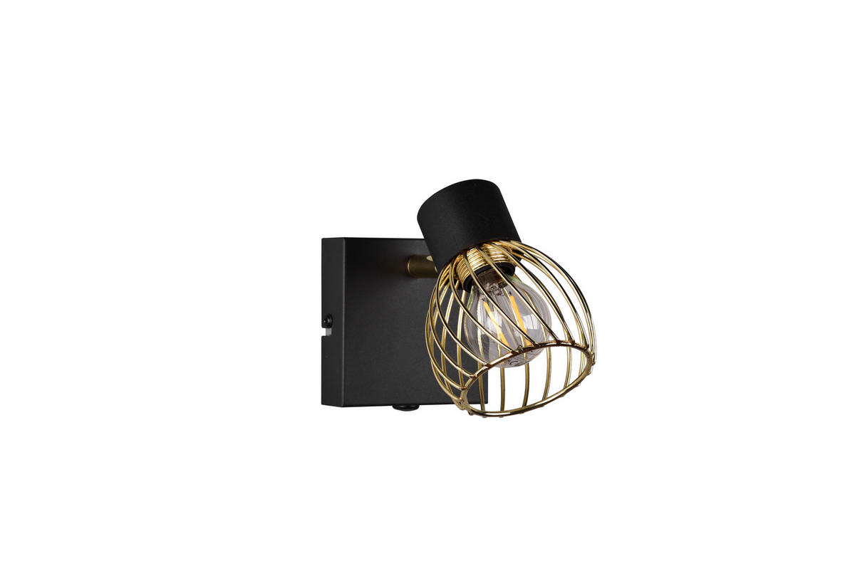 SPOTLIGHT ARDON 9/16 cm   - svart/guldfärgad, Modern, metall (9/16cm)