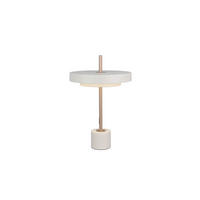 LED ASZTALI LÁMPA - barna/szürke, Basics, fém (30/45,5cm)