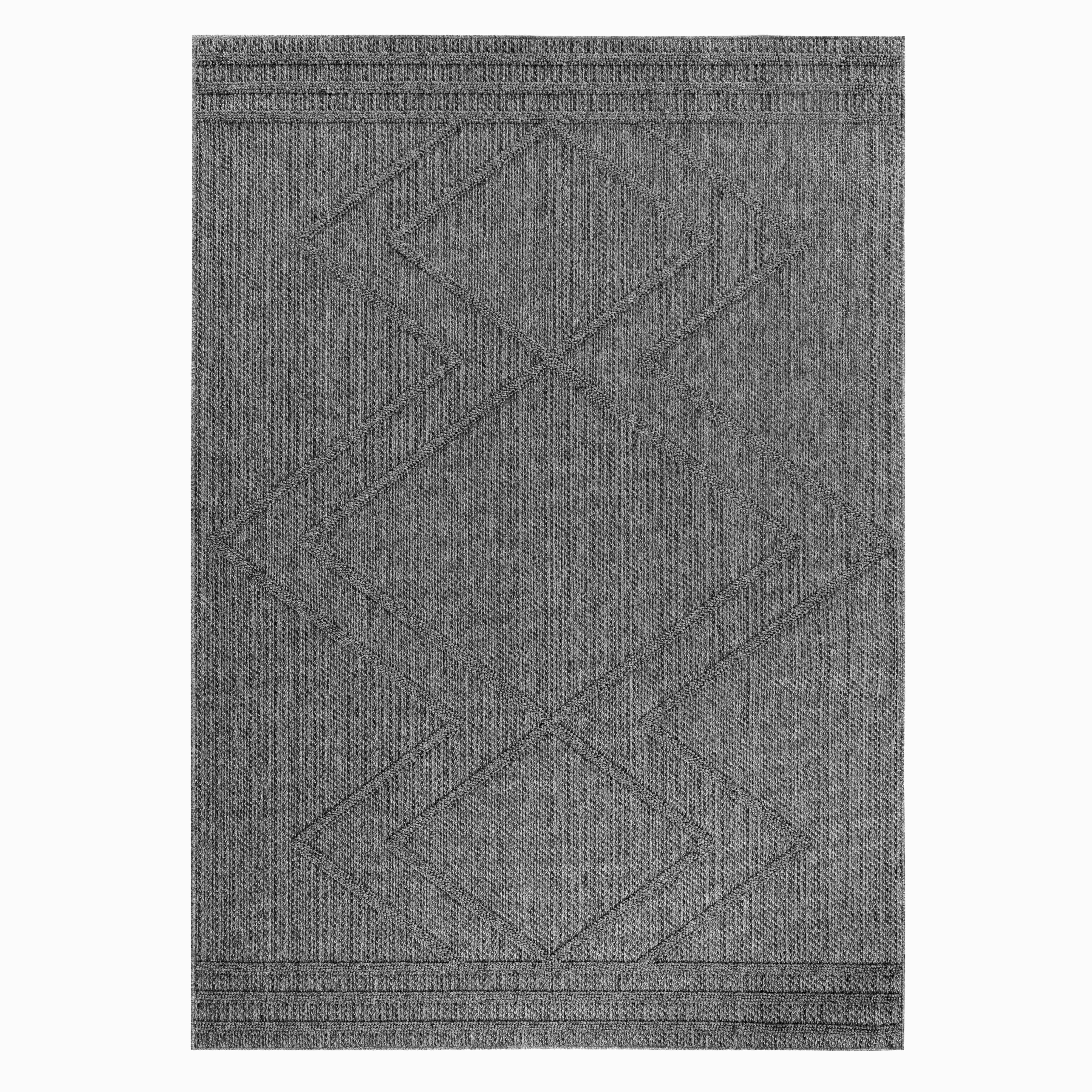OUTDOORTEPPICH 80/150 cm Patara  - Grau, Design, Textil (80/150cm) - Novel