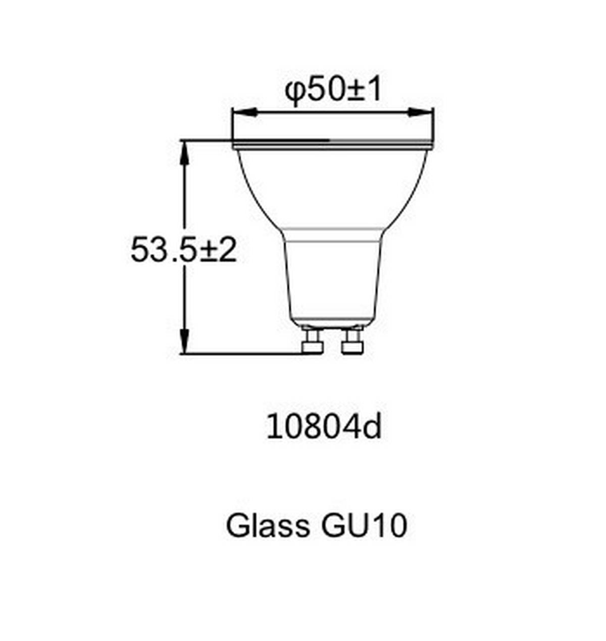 LED ŽARULJA  - prozirno/crna, Basics, plastika (5/5,3cm)