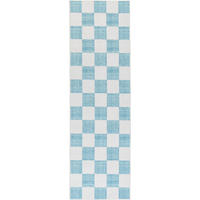 LÄUFER 80/250 cm MESIO JACK, waschbar  - Grauweiß/Mintgrün, Design, Kunststoff/Textil (80/250cm) - Lindorug