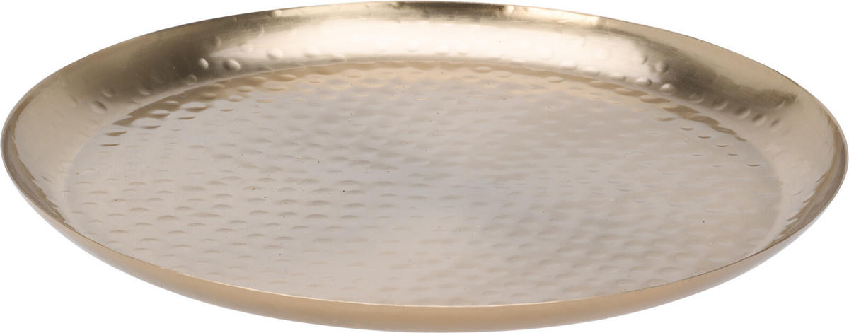 SERVERINGSBRICKA    24,5 cm  - guldfärgad, Basics (24,5cm)