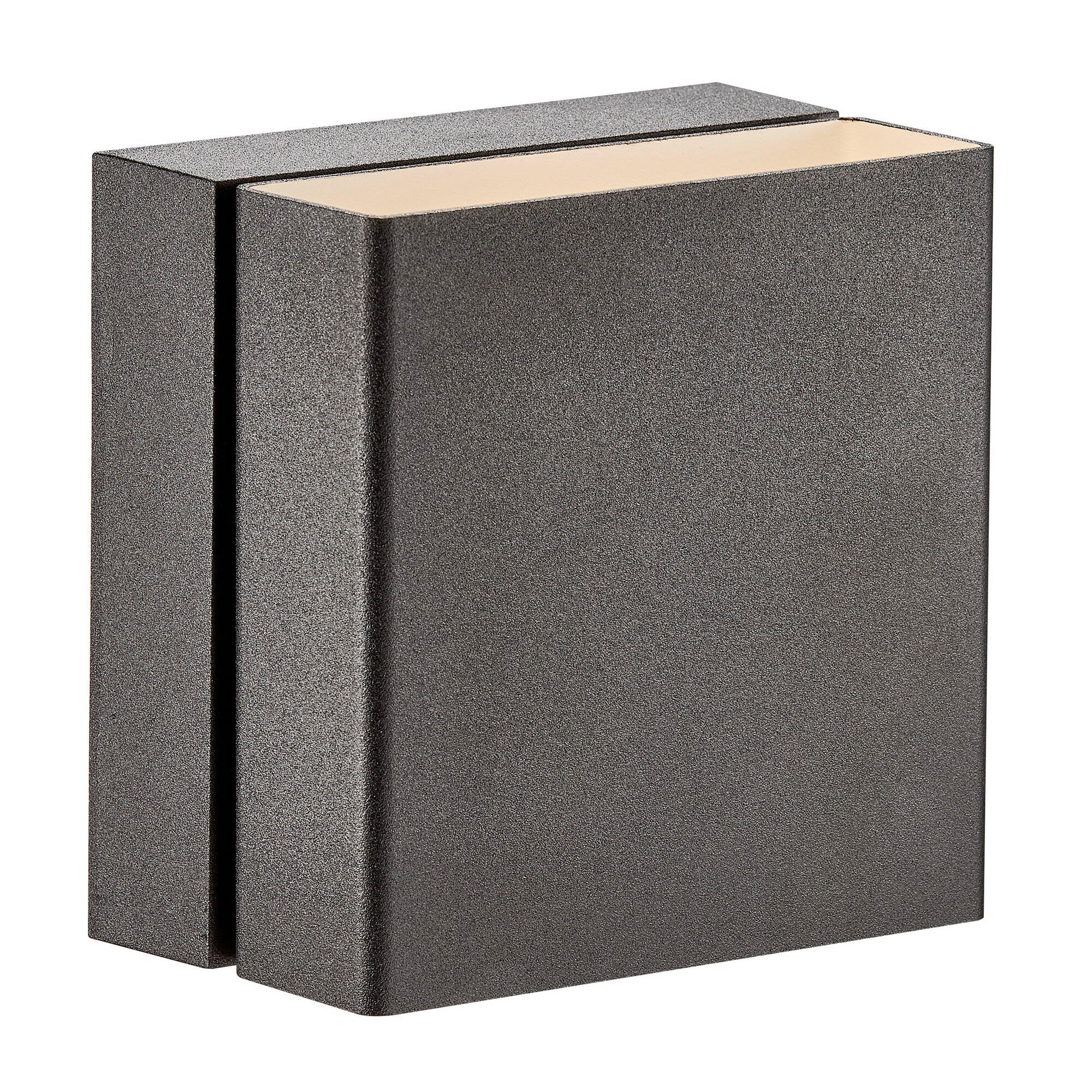 AUßENWANDLEUCHTE 15/15/8,3 cm   - Schwarz, Basics, Metall (15/15/8,3cm) - Nordlux