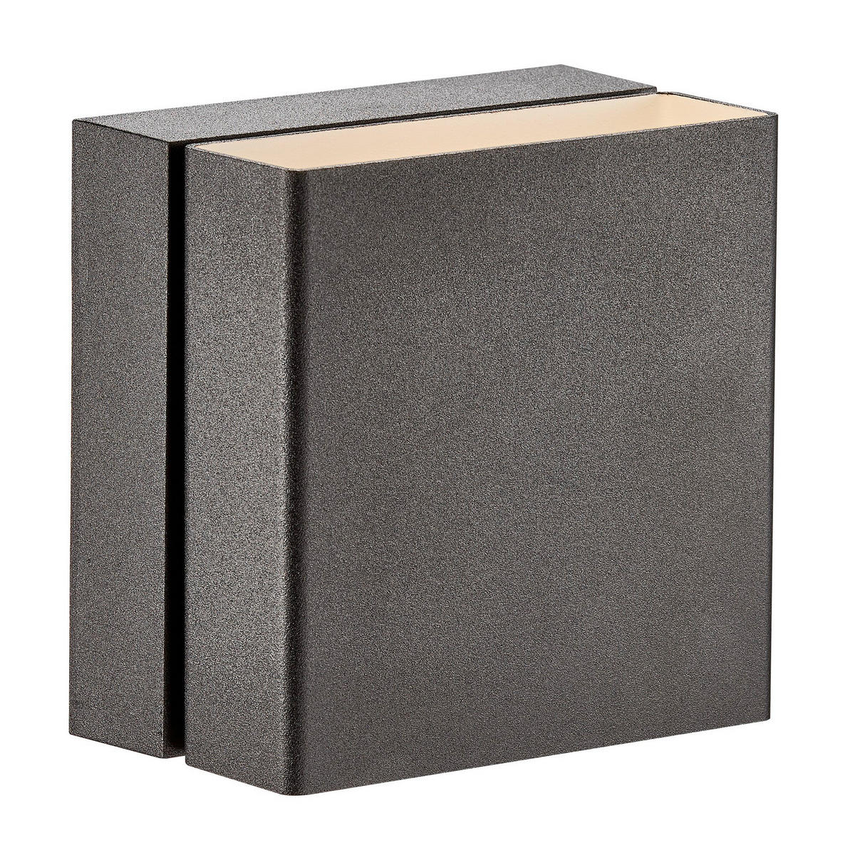 AUßENWANDLEUCHTE 15/15/8,3 cm   - Schwarz, Basics, Metall (15/15/8,3cm) - Nordlux