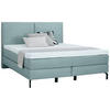BOXSPRINGBETT 200/200 cm  in Jadegrün  - Jadegrün/Schwarz, KONVENTIONELL, Textil/Metall (200/200cm) - Dieter Knoll
