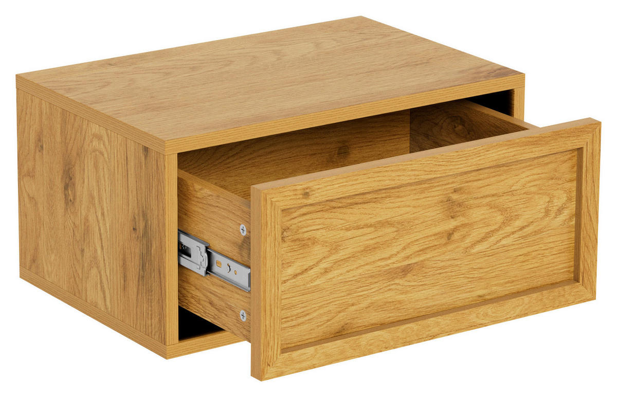 NACHTSCHRANK 46/23/30 cm  - Wildeiche, MODERN, Holzwerkstoff (46/23/30cm) - VanDerken
