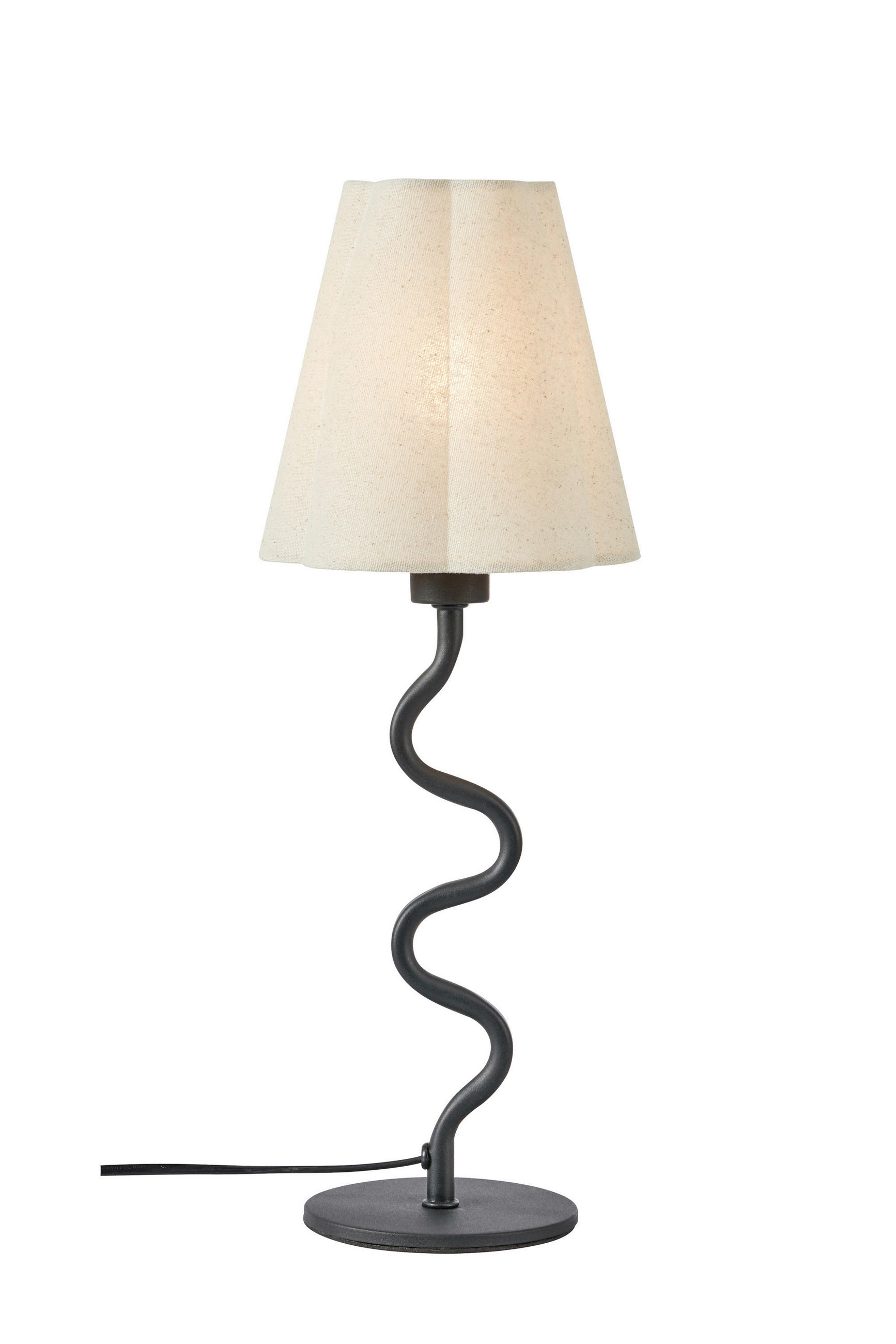 BORDSLAMPA Veya 15/41/15 cm   - beige/svart, Basics, metall/textil (15/41/15cm) - Markslöjd