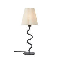 BORDSLAMPA Veya 15/41/15 cm   - beige/svart, Basics, metall/textil (15/41/15cm) - Markslöjd