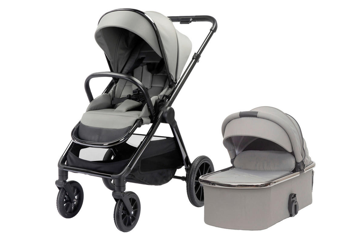 BARNVAGNSSET Crystal  - grön/svart, Basics, metall/textil - Jimmylee