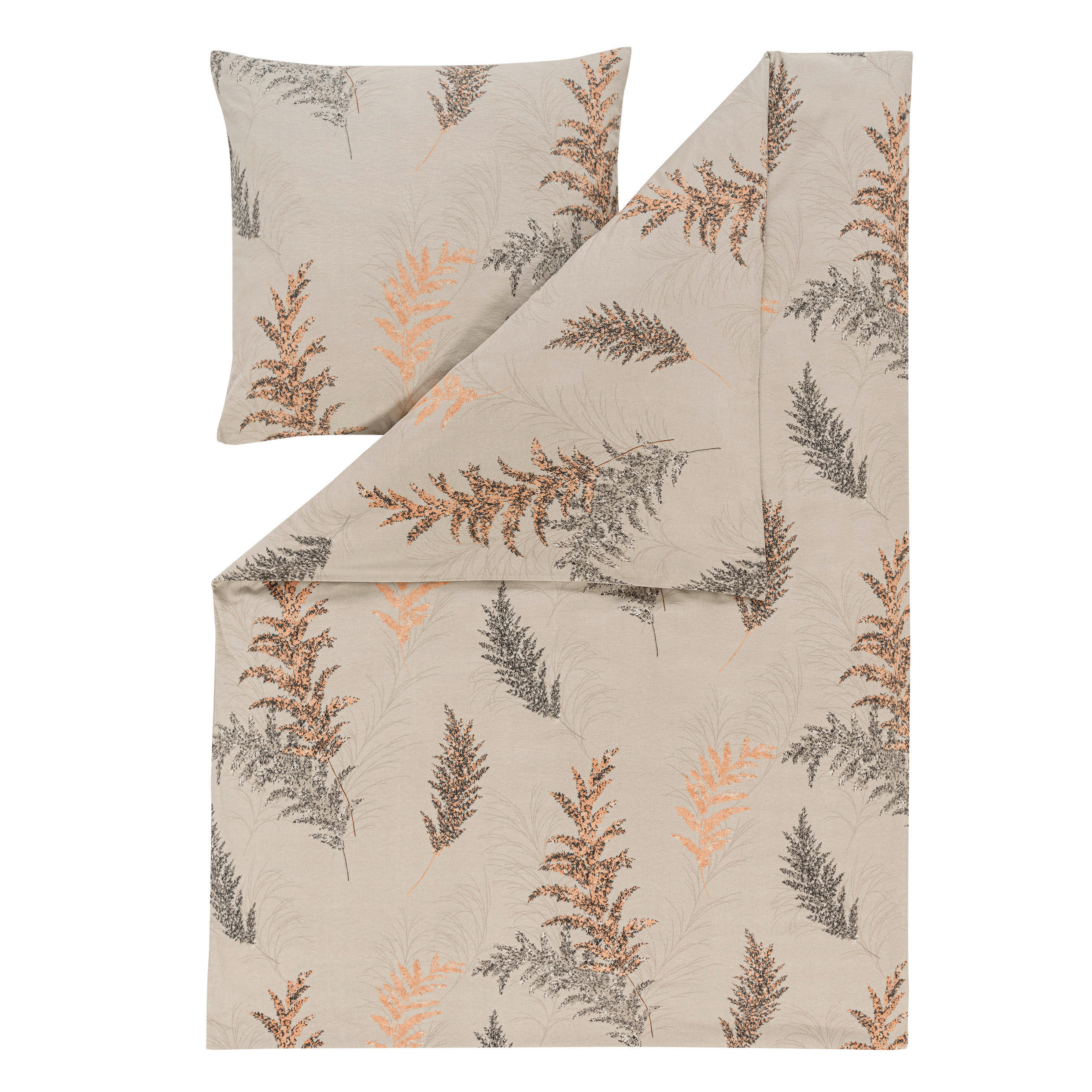 BETTWÄSCHE Atelier Flanell 135/200 cm  - Naturfarben, Design, Textil (135/200cm) - Estella