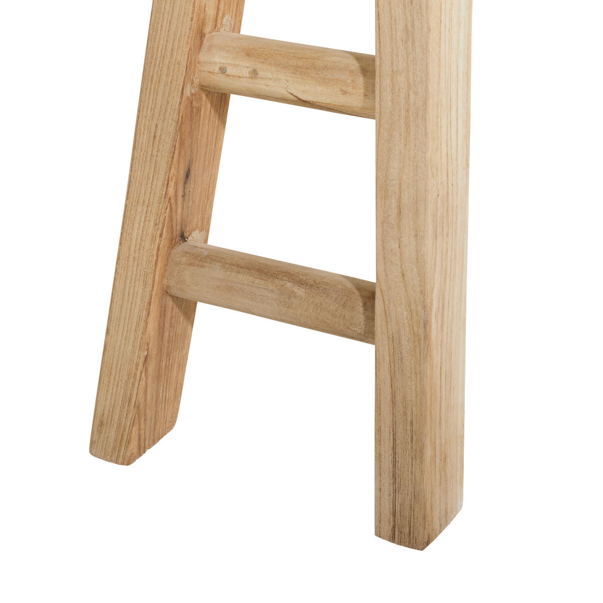 HOCKERBANK 120/50/25 cm Naturfarben Recyclingholz vollmassiv  - Naturfarben, Design, Holz (120/50/25cm) - Livetastic