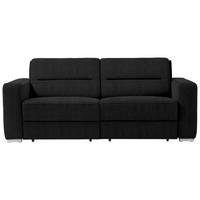 SCHLAFSOFA Dunkelgrau  - Dunkelgrau, KONVENTIONELL, Textil/Metall (202/86/92cm) - Sedda