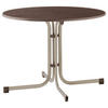 GARTENKLAPPTISCH 100/100/72 cm Metall rund  - Champagner/Mokka, Basics, Kunststoff/Metall (100/100/72cm) - Sieger