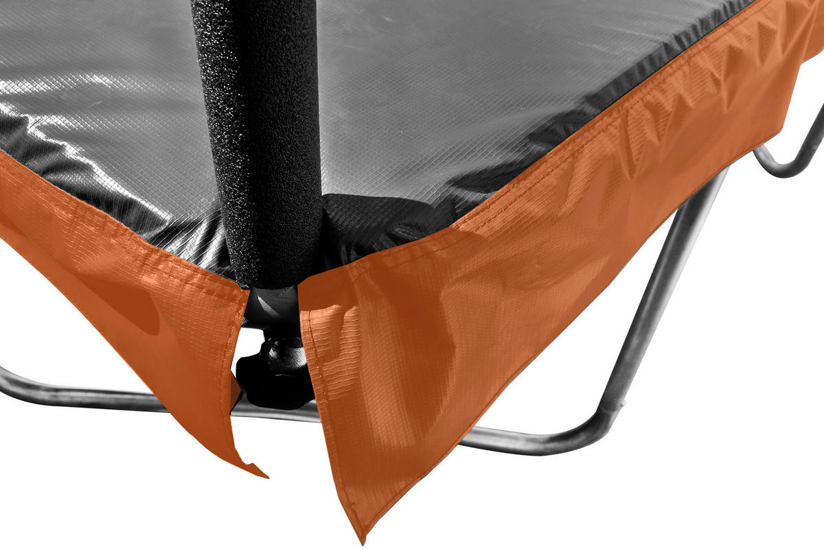 TRAMPOLIN TPE 366, ECKIG  - Orange, KONVENTIONELL (366/273cm) - Atrigo