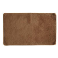 BADEMATTE Hellbraun 60/100 cm  - Hellbraun, Basics, Kunststoff/Textil (60/100cm) - Esposa