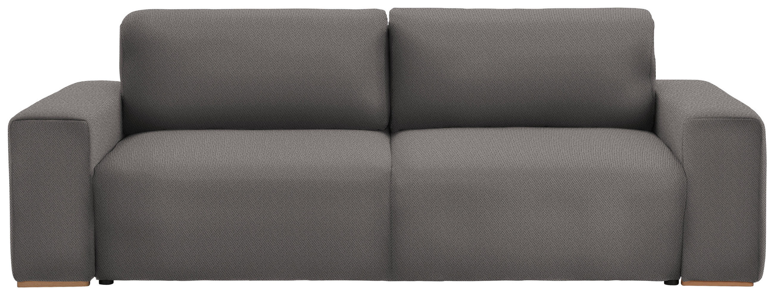 Thumbnail - Livetastic Schlafsofa, Grau, Textil, Buche, Hartholz, 3-Sitzer, Füllung: Silikon, Schaumstoffflocken, 255x86x123 cm, Mad...