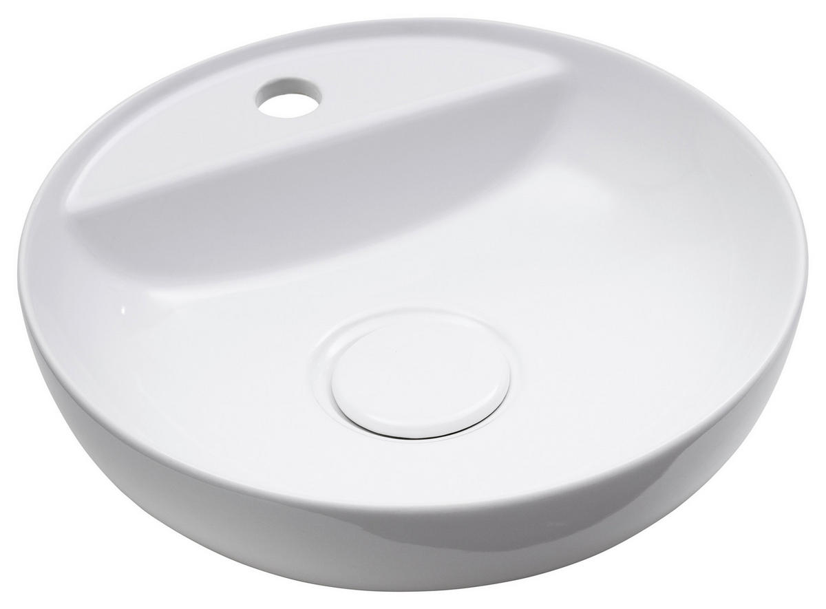 WASCHBECKEN 42/42/13 cm  - Weiß, Basics, Keramik (42/42/13cm) - Voleo