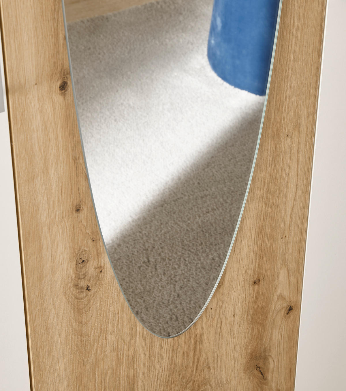 DREHTÜRENSCHRANK 120/195/55 cm 3-türig Weiß, Eiche Artisan  - Alufarben/Weiß, ROMANTIK / LANDHAUS, Glas/Holzwerkstoff (120/195/55cm) - P & B