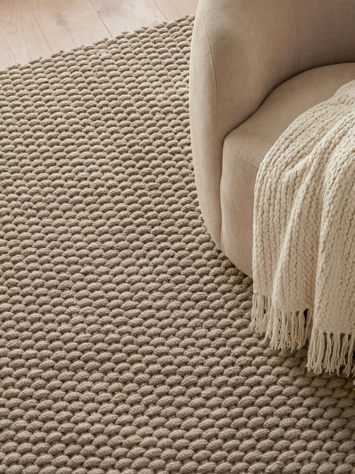 HANDWEBTEPPICH  Wohnzimmer 200/290 cm Southwark Beige, Greige rechteckig  - Greige/Beige, KONVENTIONELL, Textil (200/290cm) - Ted Baker