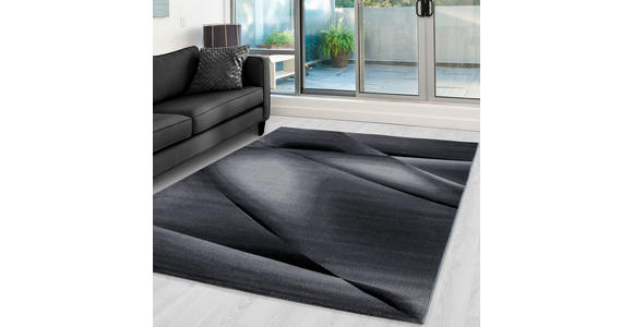 FLACHWEBETEPPICH 240/340 cm Miami Schwarz  - Schwarz, Design, Textil (240/340cm) - Novel