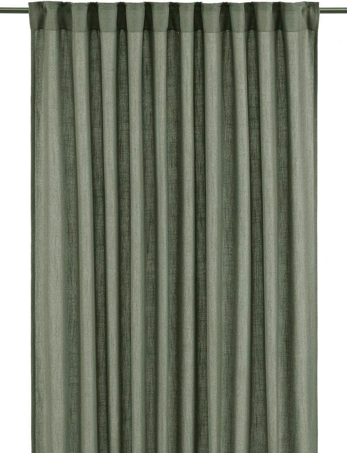 FERTIGVORHANG  blickdicht   145/320 cm 2 Stück  - Grün, Basics, Textil (145/320cm) - Svanefors